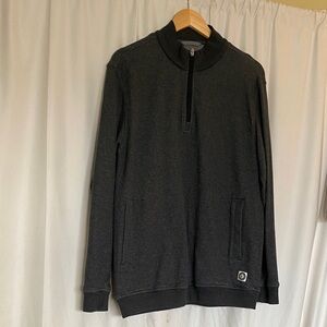 Linksoul Charcoal Zip-Up Sweater